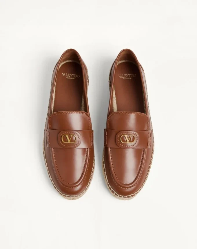 Vlogo Signature Loafers z cielęcej skóry 20 mm Vlogo Signature Loafers z cielęcej skóry 20 mm