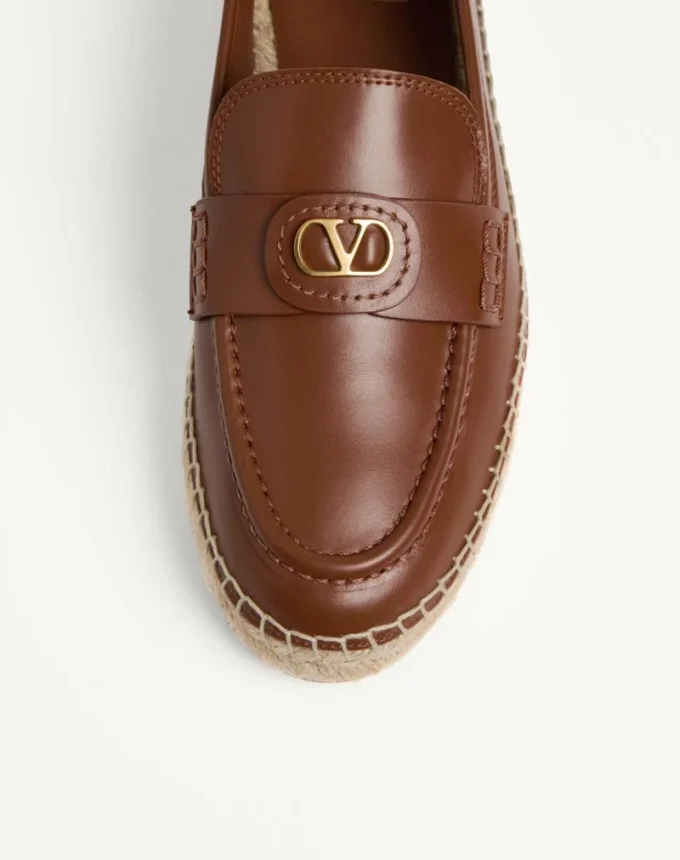 Vlogo Signature Loafers z cielęcej skóry 20 mm Vlogo Signature Loafers z cielęcej skóry 20 mm