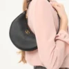 Vlogo Signature Mini Hobo Bag z ziarnistej skóry cielęcej Vlogo Signature Mini Hobo Bag z ziarnistej skóry cielęcej