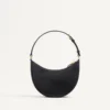 Vlogo Signature Mini Hobo Bag z ziarnistej skóry cielęcej Vlogo Signature Mini Hobo Bag z ziarnistej skóry cielęcej