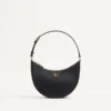 Vlogo Signature Mini Hobo Bag z ziarnistej skóry cielęcej Vlogo Signature Mini Hobo Bag z ziarnistej skóry cielęcej