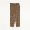 Wełniane spodnie Valentino w kratę Glen Plaid z podwiniętymi nogawkami Wełniane spodnie Valentino w kratę Glen Plaid z podwiniętymi nogawkami