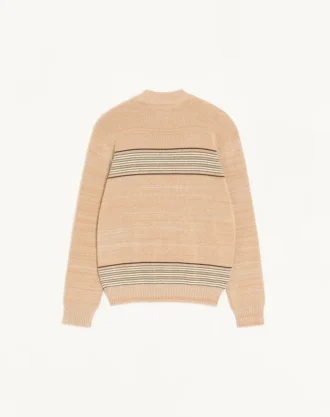 Wełniany i bawełniany sweter Valentino z naszywką z koniem Valentino Wełniany i bawełniany sweter Valentino z naszywką z koniem Valentino