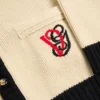 Wełniany kardigan Valentino z haftowanym logo VG Wełniany kardigan Valentino z haftowanym logo VG