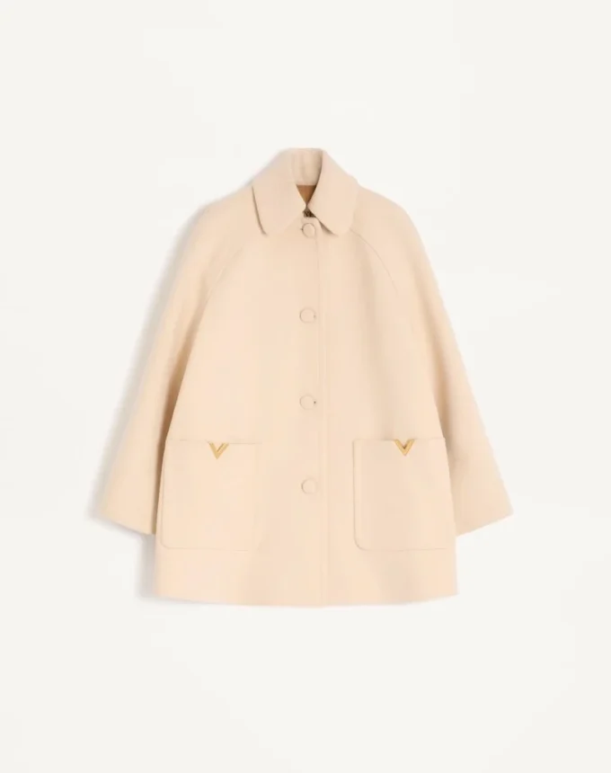 Wełniany płaszcz typu peacoat Wełniany płaszcz typu peacoat