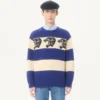 Wełniany sweter Valentino z żakardowym wzorem pantery Wełniany sweter Valentino z żakardowym wzorem pantery