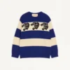 Wełniany sweter Valentino z żakardowym wzorem pantery Wełniany sweter Valentino z żakardowym wzorem pantery