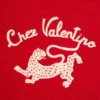 Wełniany sweter Valentino z haftem Chez Valentino i panterą Wełniany sweter Valentino z haftem Chez Valentino i panterą