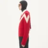 Wełniany sweter Valentino z kokardką VLogo z tyłu Wełniany sweter Valentino z kokardką VLogo z tyłu