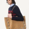 Wełniany sweter z motywem żakardowym Chez Valentino Wełniany sweter z motywem żakardowym Chez Valentino