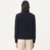 Wełniany sweter z motywem żakardowym Chez Valentino Wełniany sweter z motywem żakardowym Chez Valentino
