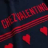 Wełniany sweter z motywem żakardowym Chez Valentino Wełniany sweter z motywem żakardowym Chez Valentino