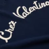 Wełniany sweter z okrągłym dekoltem i haftem Chez Valentino Wełniany sweter z okrągłym dekoltem i haftem Chez Valentino